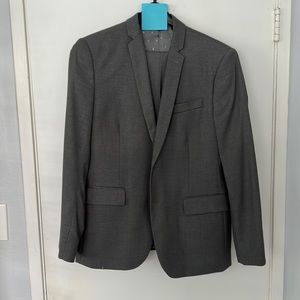 Perry Ellis Men's Charcoal Gray Suit Jacket